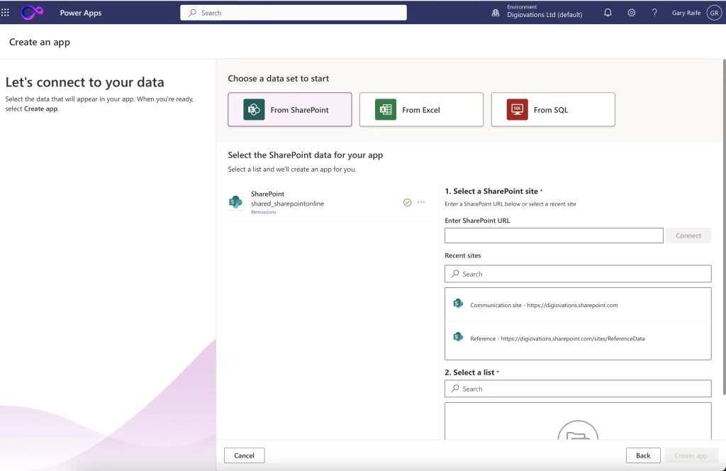 SharePoint Power Apps